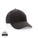 Impact 6 panel 190gr Recycled cotton cap with AWARE™ tracer black