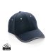 Impact AWARE™ Brushed rcotton 6 panel contrast cap 280gr navy