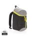 Hiking cooler backpack 10L black, lime