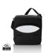 Foldable cooler bag black, silver