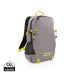 Outdoor RFID laptop backpack PVC free grey, yellow