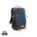 Outdoor RFID laptop backpack PVC free blue, orange