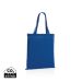 Impact AWARE™ Recycled cotton tote 145g blue