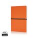Deluxe softcover A5 notebook orange