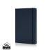 Deluxe hardcover PU A5 notebook navy
