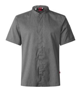 Chef’s shirt, s/s, Unisex  Grey melange