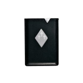 EXENTRI City card holder in leather with RFID protection black