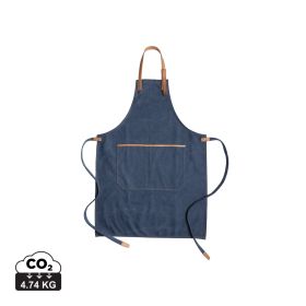 Deluxe canvas chef apron Blue
