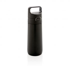 Hydrate lekksikker låsbar vakuumflaske black, grey