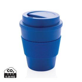 Reusable Coffee cup with screw lid 350ml Blue