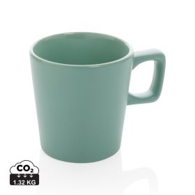Ceramic modern coffee mug Green