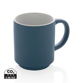 Ceramic stackable mug Blue
