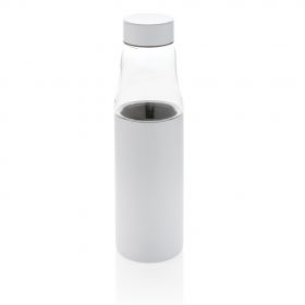 Hybrid leakproof glass and vacuum bottle white