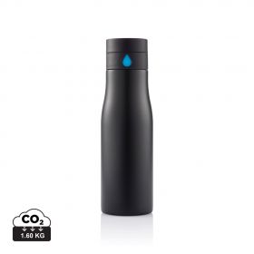 Aqua vannflaske med hydration tracking Black