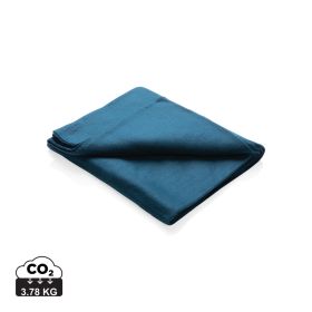 Fleece blanket in pouch Navy Blue