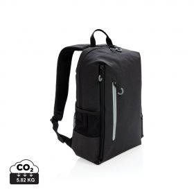 Lima 15,6" RFID & USB laptopryggsäck, PVC-fri svart, grå