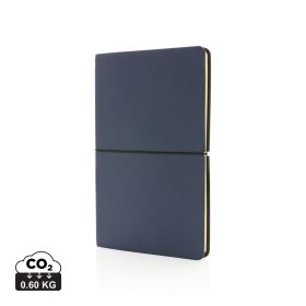 Modern deluxe softcover A5 notebook Navy Blue