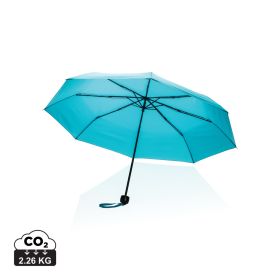 20.5" Impact AWARE™ RPET 190T mini umbrella Blue