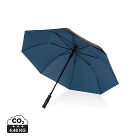 27" Impact AWARE™ RPET 190T dual colour auto open umbrella Blue