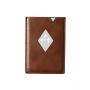 EXENTRI City card holder in leather with RFID protection hazelnut 