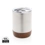 Cork small vacuum coffee mug Silver