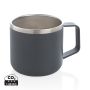 Stainless steel camp mug grey