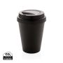 Reusable double wall coffee cup 300ml Black