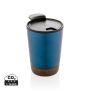 Cork coffee tumbler Blue