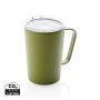 RCS Recycled stainless steel modern vacuum mug with lid Green