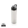 Sport bottle with straw Silver