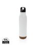 Cork leakproof vacuum flask White