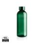 Leakproof water bottle with metallic lid Green