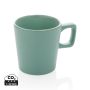 Ceramic modern coffee mug Green