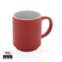 Ceramic stackable mug Red