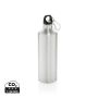 XL aluminium waterbottle with carabiner Silver