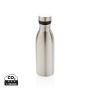 Deluxe stainless steel water bottle silver