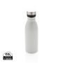Deluxe stainless steel water bottle White