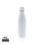 Solid colour vacuum stainless steel bottle 500 ml White