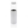 Hybrid leakproof glass and vacuum bottle white