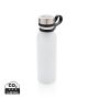 Copper vacuum insulated bottle with carry loop White