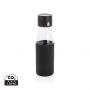 Ukiyo glass hydration tracking vannflase med cover Black