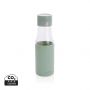 Ukiyo glass hydration tracking vannflase med cover Green