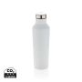 Modern vacuum stainless steel water bottle White