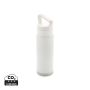 Leakproof vacuum on-the-go bottle with handle White