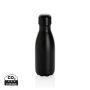 Solid colour vacuum stainless steel bottle 260ml Black