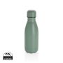 Solid colour vacuum stainless steel bottle 260ml Green