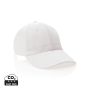 Impact 6 panel 280gr Recycled cotton cap with AWARE™ tracer White