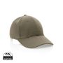 Impact 6 panel 280gr Recycled cotton cap with AWARE™ tracer Green