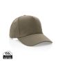 Impact 5panel 280gr Recycled cotton cap with AWARE™ tracer Green