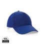 Impact 5 panel 190gr Recycled cotton cap with AWARE™ tracer Blue